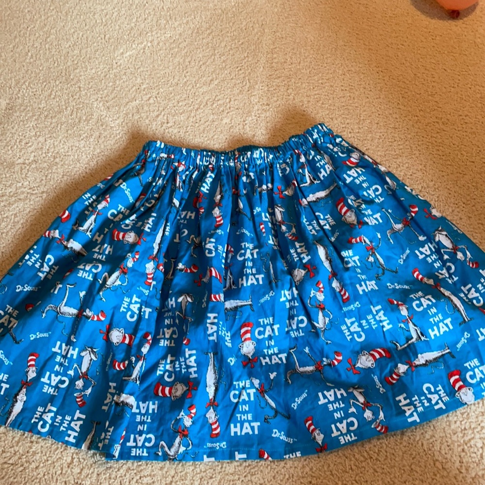 Dr. Seuss cat in the hat skirt